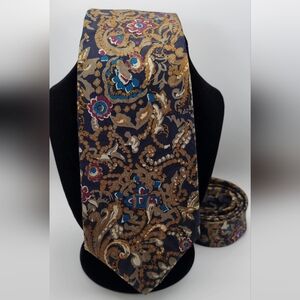 Blue and Gold Paisley Ties Collection